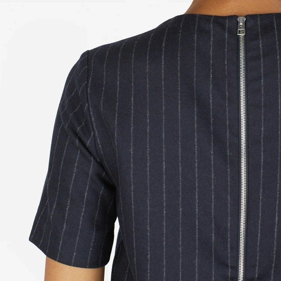 Everlane Premium Wool Flannel Back-Zip Size 4 - Picture 4 of 12